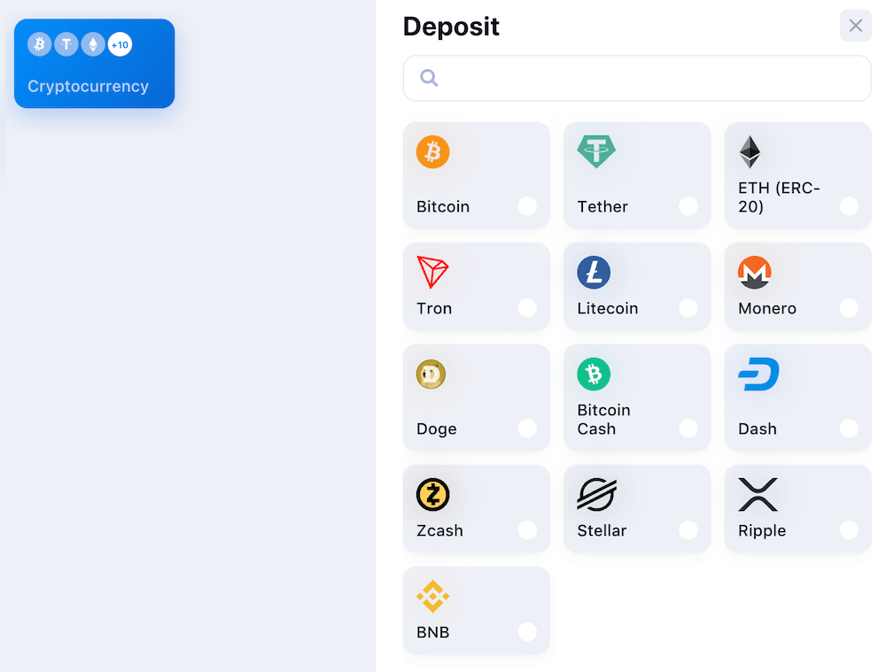 1win Deposit crypto