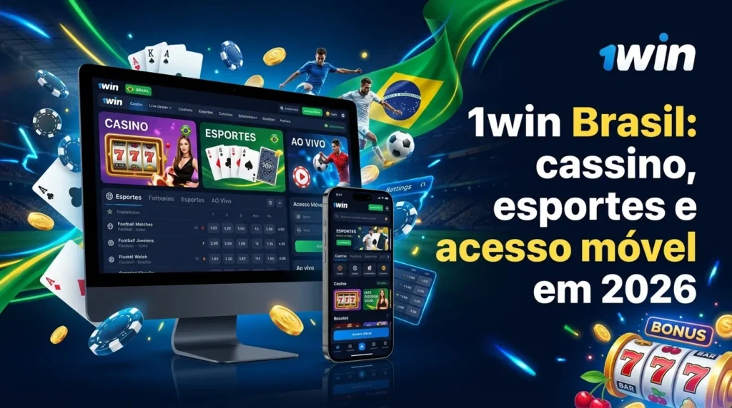 1win Brasil com cassino online, apostas esportivas e bônus exclusivos